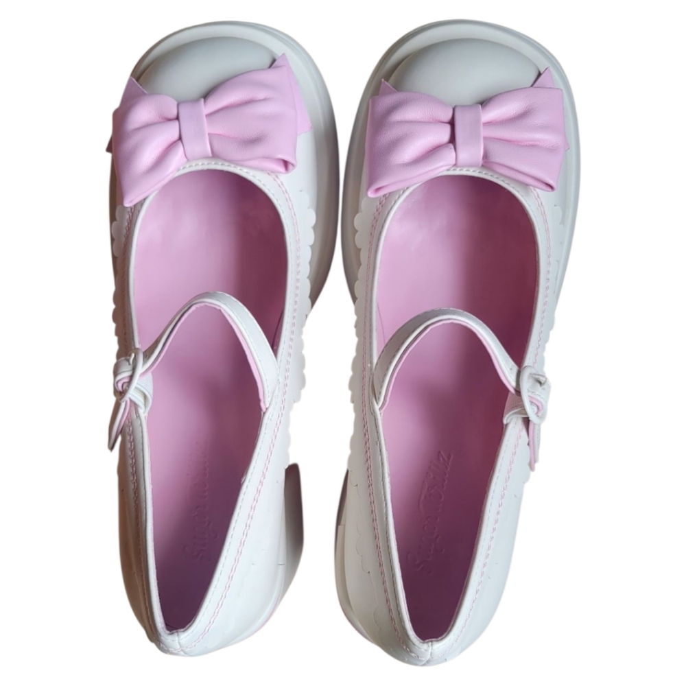 Dollskill Sugarthrillz Bashful Bozo Platform Mary Janes Size 9 RARE